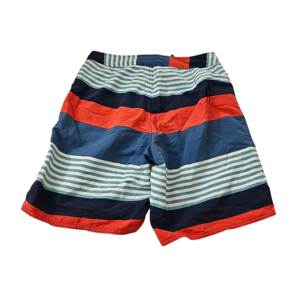 Patagonia Wavefarer Board Shorts Mens 32 Striped Surf Beach Resortwear Nylon